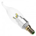 E14 3W 300LM 3000K Warm White Light LED Candle Bulb (85-220V)